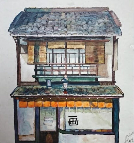 街角店舖 · 建築插畫