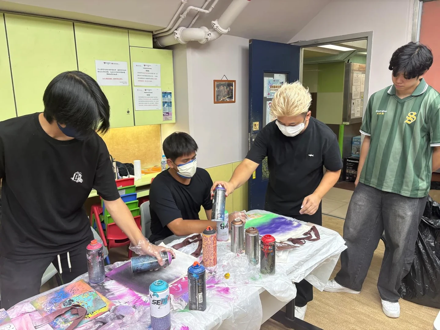 示範之後，一起動手
